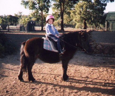 my 5 year old and her pony